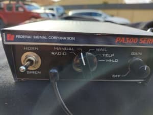 Federal signal emergency siren PA 300 series NEW 