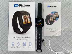 As New Kids Video Smart Watch Pixbee 4G with GPS Tracking Black