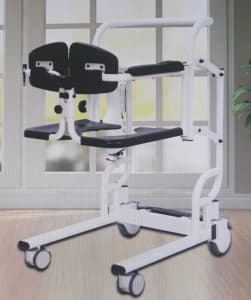 Disability lift commode chair