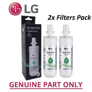 LG LT700P Genuine Water Filter Replacement Cartridge - 2 Pack