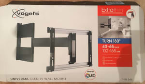 VOGEL THIN 546 EXTRA THIN FULL MOTION TV WALL MOUNT (NEW)