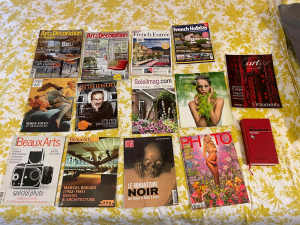 Lot French Magazines Art/Photo/Homes/Cartier - Vintage Michelin Guide