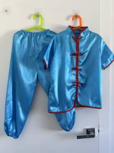 Kids Kong Fu costume with matching belt Size 135cm -145