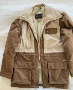 Men's Padded jacket McGregor size 97cm chest brown and beige