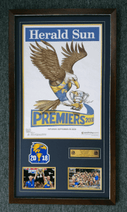 West coast eagles premiership memorabilia