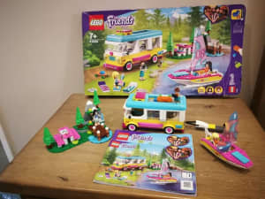41681 Lego Friends Forest Camper Van and Sailboat