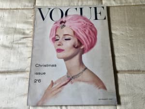 UK Vogue Dec 1960 Duffy Klein Bailey Suzy Parker Lotus Elite 60s MCM