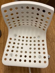 Comfy IKEA swivel chair - white