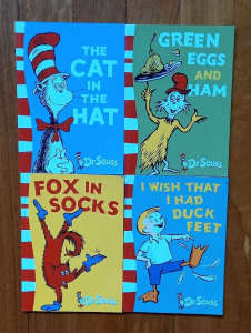 4 x Dr Seuss books