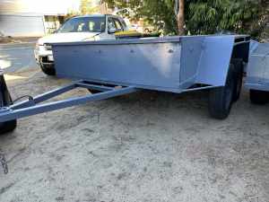 Licensed 9x5,5 tandem trailer in good condition