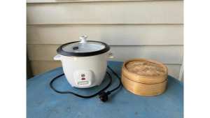 Anko Rice Cooker and Bamboo Steamer