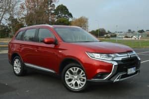 2019 Mitsubishi Outlander ZL MY20 ES AWD Red 6 Speed Constant Variable Wagon
