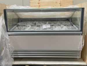 Gelato ,ice cream display cabinet refrigerated, machine