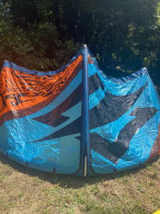 Two kites, kite board with bag and harness