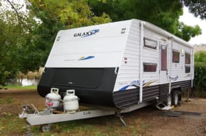 2007 Galaxy Southern Cross 24ft van with bunks and ensuite