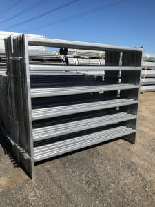 Cattle Yard Panels - Oval Rail - 1.8m high x 2.1m wide Banyo Brisbane North East Preview