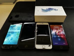 Lot of 4x iPhones in varying conditions