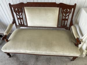 Beautiful antique carved couch