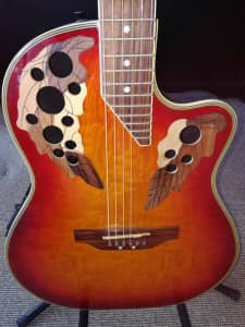 STAGG ELECTRO-ACCOUSTIC GUITAR AND CASE