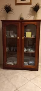 Timber & Glass Cabinet, 2x doors, for china, books, or otherwise?