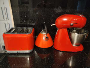 Kenwood vintage toaster, electric kettle and food processor 
