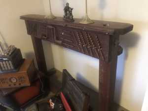 Free standing Solid timber bar