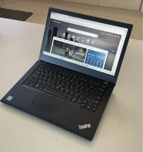 Lenovo Thinkpad T470 14” Laptop 256gb SSD HD 16gb Ram New Battery i5