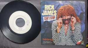 Rick James -‘Can’t Stop’ Japanese White Label Promo 7”