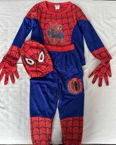 Spiderman Costume with mask - age 4-7