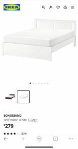 Ikea Songesand single bed only