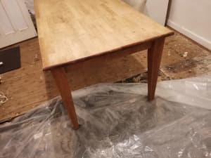 Wooden family dining table