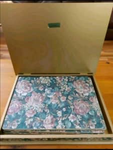 Fiore Designs Handmade in Australia Placemat And Coaster Set In Box