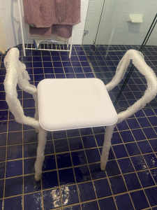 New shower chair