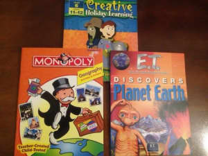 LEARNING & ACTIVITY BOOKS-BRAND NEW