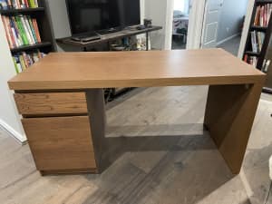 Study Desk with Drawer and Cupboard