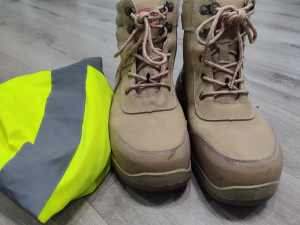 Steel cap boots
