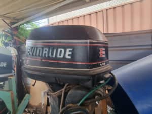Evinrude 90HP 1998 Crossflow with stainless prop