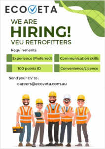 Experienced– VEU Program, Retrofitters/Installers/Sales Masters Wanted