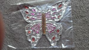 Quality hand sewn Applique for T shirts - butterfly and Tiger motifs
