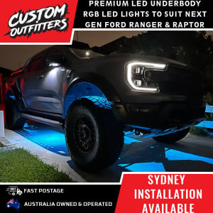 Next Gen Ford Ranger Raptor Underbody LED Lights RGB