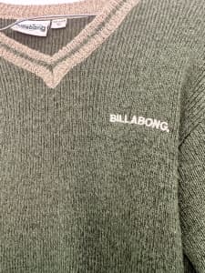 Billabong 90s vintage v neck knit