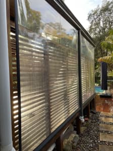 REDUCED Used cafe blinds - ideal for your home balcony