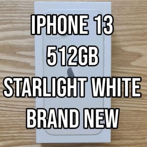 Apple Iphone 13 512GB Starlight White Brand New