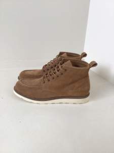 Suede Moc toe Boots New Condition Size 9Uk 10US Avondale Heights Moonee Valley Preview