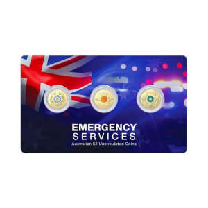 RAM******2021 $2 Emergency Services 3 Coin Pack Set