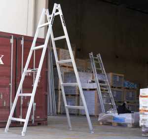 3m to 3.3m new trestle ladder aus aluminium scaffold Brisbane
