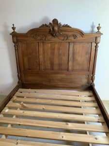 Antique French provincial bed in excellent-mint condition