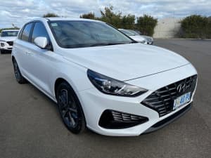 2021 Hyundai i30 PD.V4 MY21 Active Polar White 6 Speed Sports Automatic Hatchback