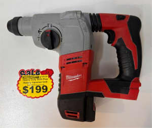 Milwaukee Heavy Duty SDS-Plus Rotary Hammer Drill (HD18 H) (Tool Only)