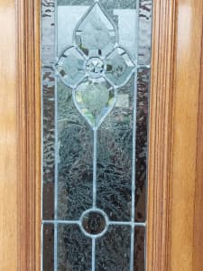 French Entry Doors and Single entry door with leadlight
